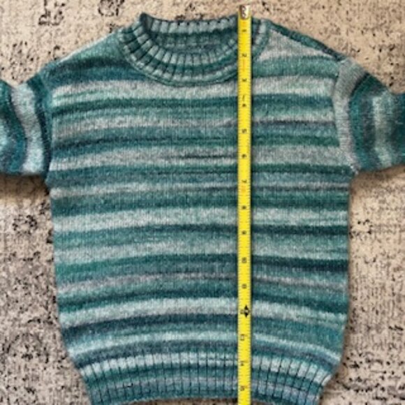 🧡3/15 Epic Threads Space-Dyed Stripes Mock-Neck Sparkle Sweater Kids 5 - Picture 3 of 8